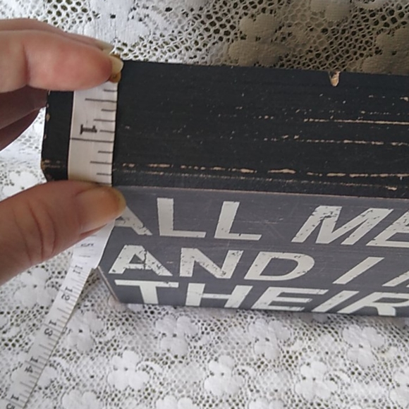 Wood Wall Hanging - Picture 2 of 2